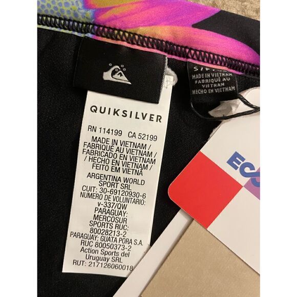 Quiksilver Floral Bikini Bottom size S NWT - Picture 4 of 6